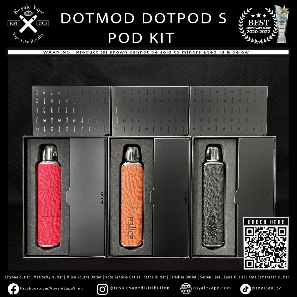 原廠正品 Dotmod DotPod S Pod 佩特里 小煙 電子煙 VC蒸氣