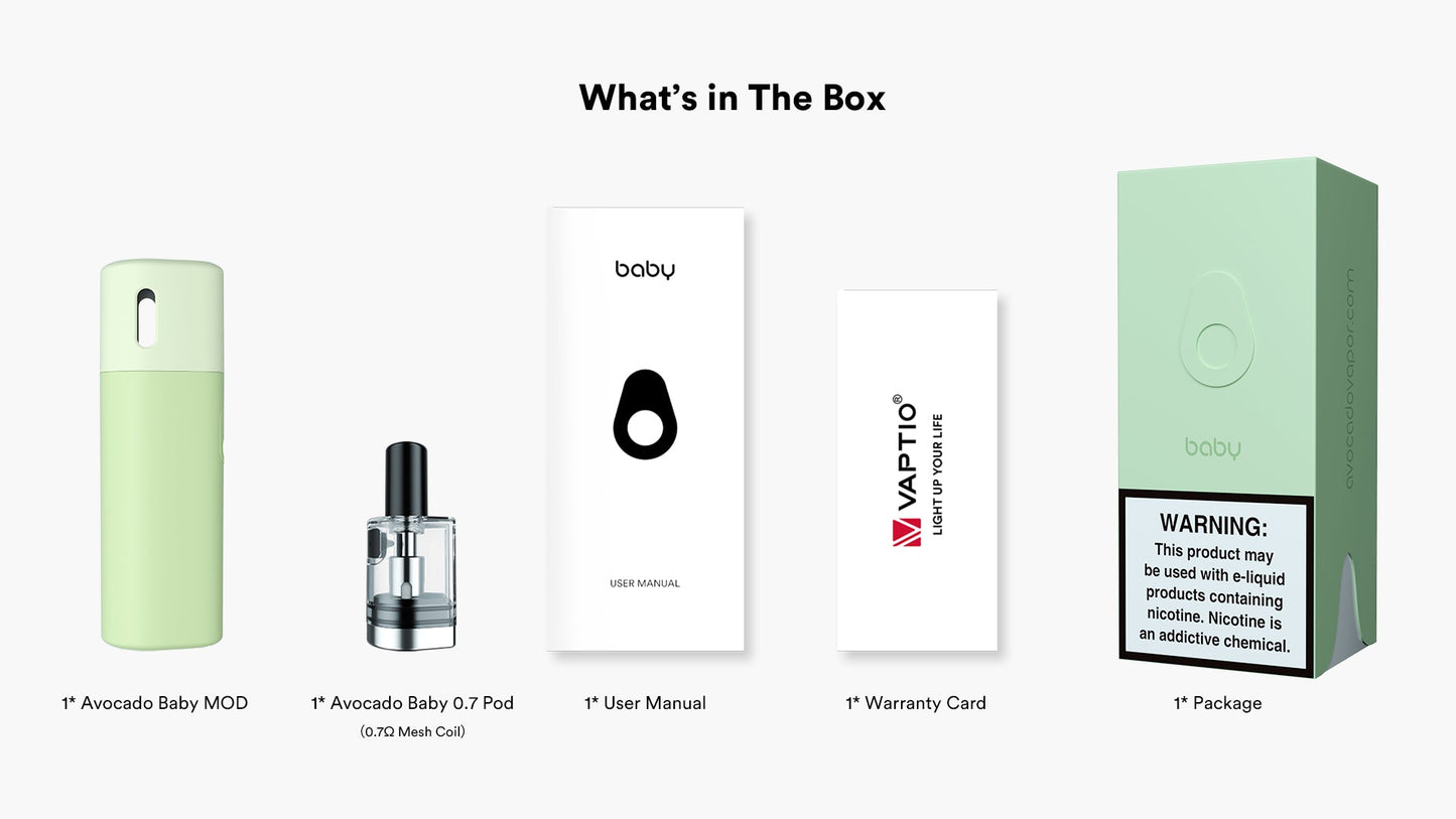 原裝正品 Vaptio Avocado Baby 酪梨寶寶 現貨 VC蒸氣