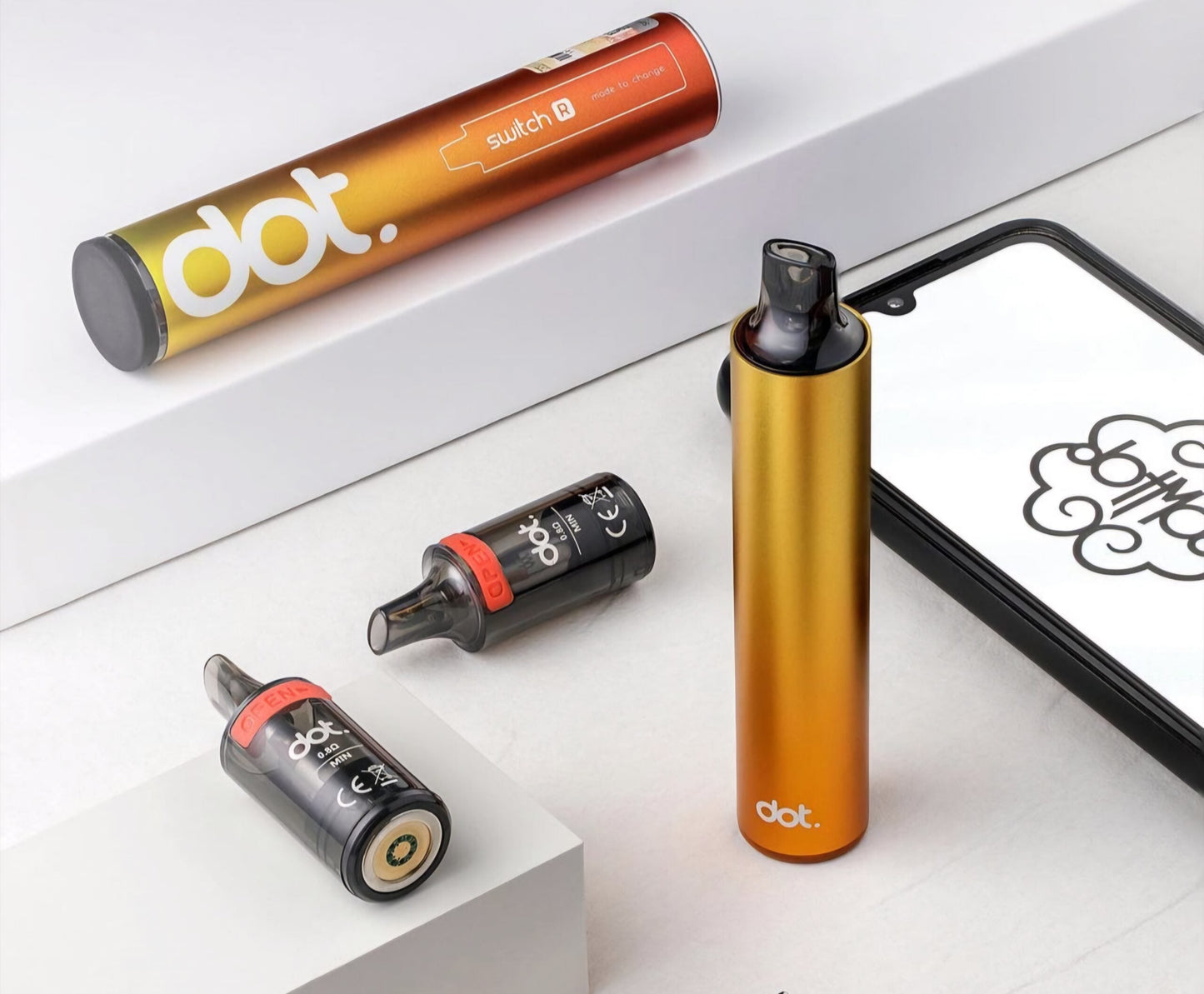 原廠正品 美國佩特里 DOT SWITCH 單桿主機 替換倉 替換彈 買三盒送主機一台 VC蒸氣