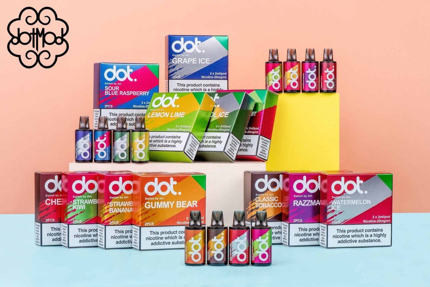 原廠正品 美國佩特里 DOT SWITCH 單桿主機 替換倉 替換彈 買三盒送主機一台 VC蒸氣