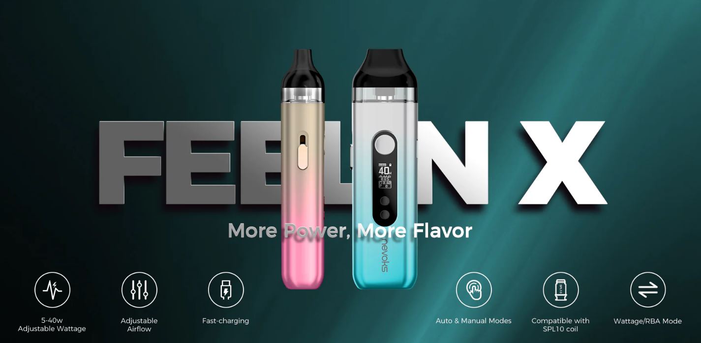 Nevoks FEELIN X 40W 1600mAh 菲林升級版 VC蒸氣
