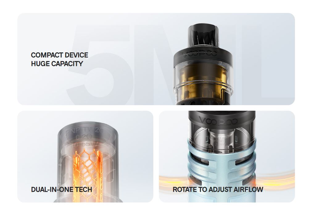 原廠正品 VOOPOO DRAG H40 40W 電子煙主機套裝 VC蒸氣