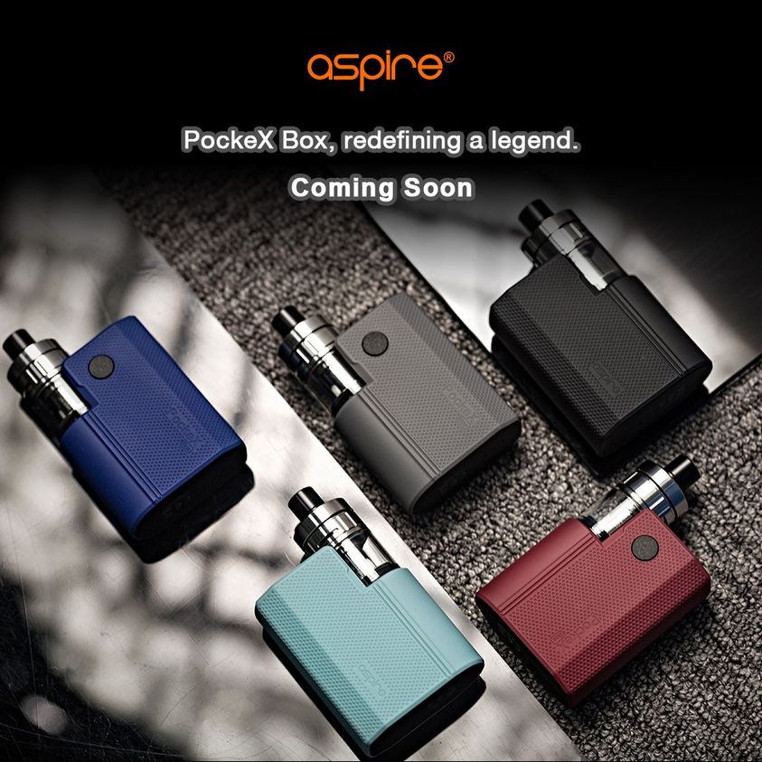 原廠正品 出國備用機 Aspire PockeX Box 主機套裝 2000mAh Type-C 2A VC蒸氣