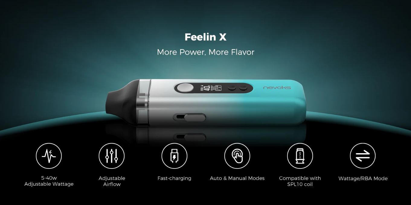 Nevoks FEELIN X 40W 1600mAh 菲林升級版 VC蒸氣