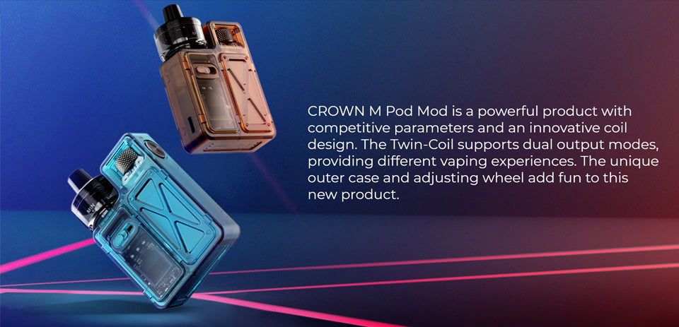 原廠正品 UWELL CROWN M 王冠 可調瓦 1000mAh VC蒸氣
