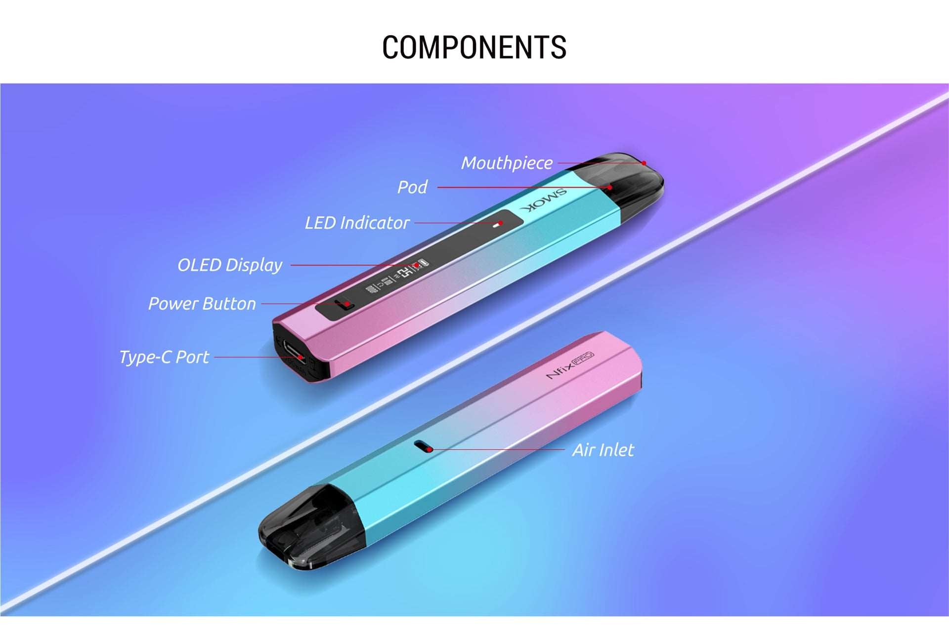 SMOK NFIX PRO 700Mah 25瓦