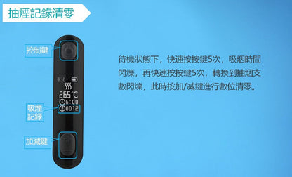 HiTaste R10 超長氣超強續航力• IQOS LIL 兼容代用機 加熱器 VC蒸氣