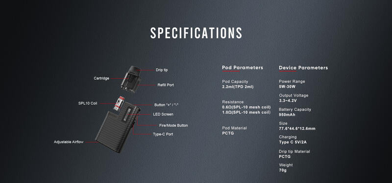 原廠正品 NEVOKS Pagee Pod  佩奇 主機套裝 VC蒸氣