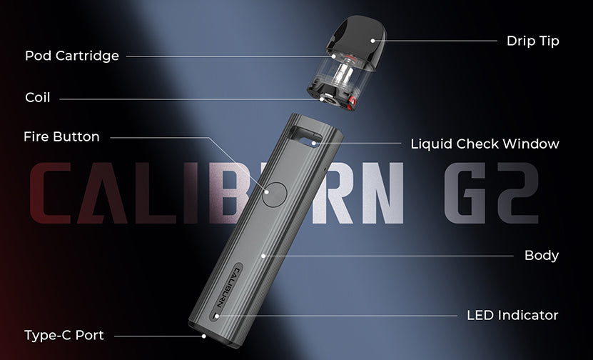 原廠正品 Uwell Caliburn G2 咖哩棒G2 芯子 空倉 VC蒸氣