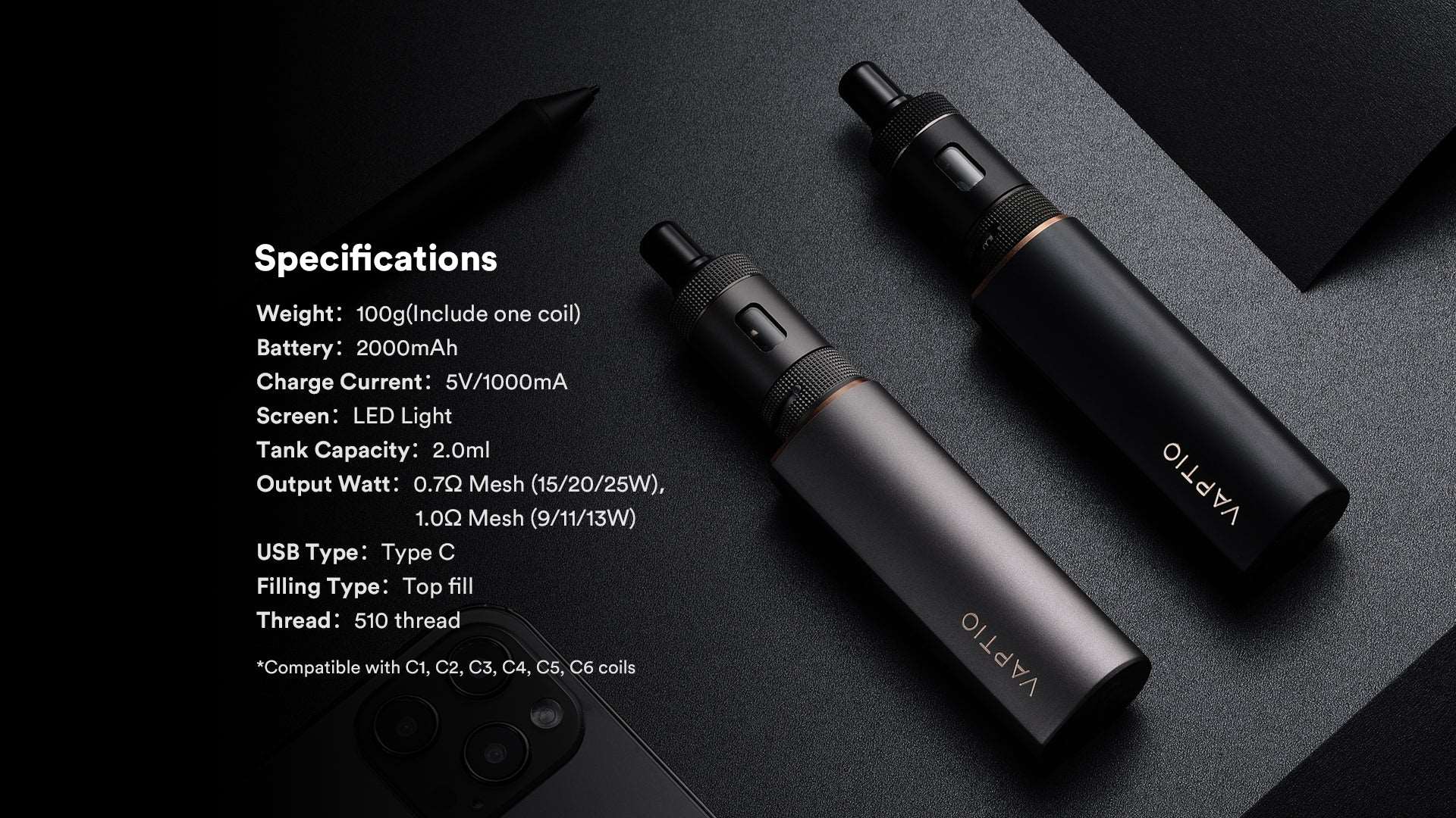 Vaptio Cosmo 2 2000mAh