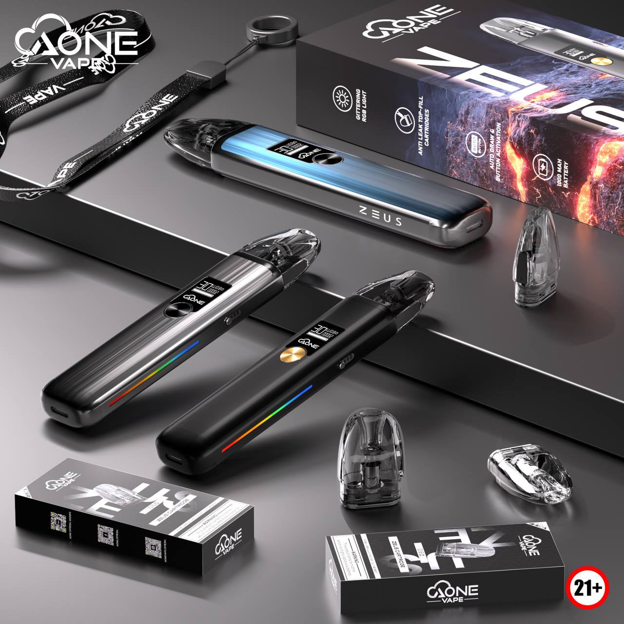 原廠正品 AONE VAPE ZEUS 宙斯 小煙套裝 現貨 新品 VC蒸氣