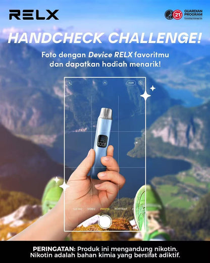 原廠正品 RELX PRIME 全球第一品牌 電子煙  主機套裝 小菸 小煙 自動智控霧化主機｜1000mAh 長效續航 - VC蒸氣
