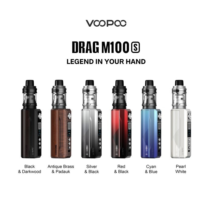 原廠正品 VOOPOO DRAG M100S 跩哥 大小煙510主機 PNP成品芯 霧化器 VC蒸氣