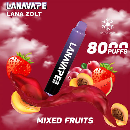 原廠正品 LANA VAPE 拋棄式 8000口 一次性 17種口味 台灣現貨 電子煙 大容量 VC蒸氣