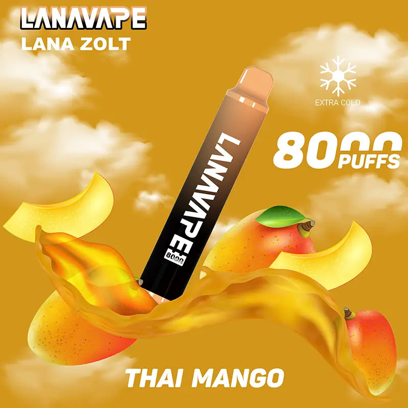 原廠正品 LANA VAPE 拋棄式 8000口 一次性 17種口味 台灣現貨 電子煙 大容量 VC蒸氣