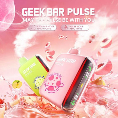 原廠正品 美國大牌 Geek Bar Pulse Vape  15000 口 現貨 一次性 拋棄式 小煙 VC蒸氣