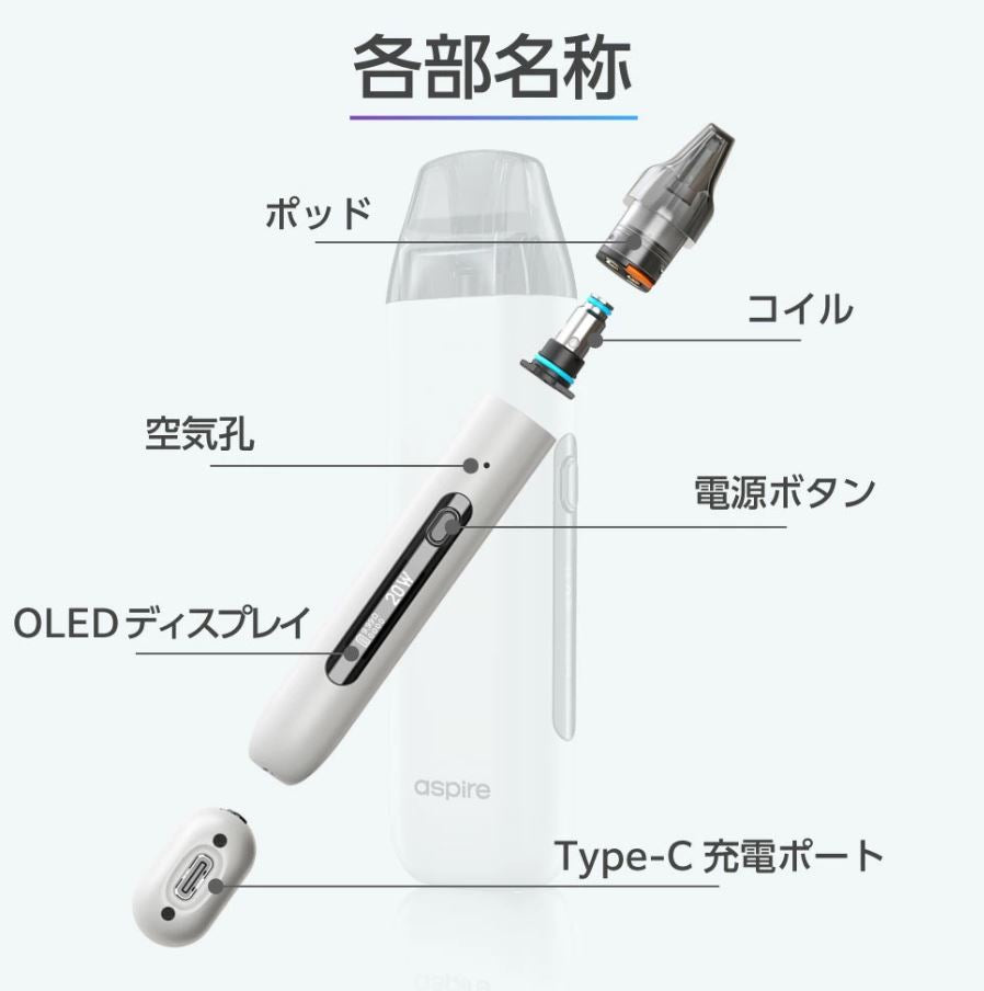原廠正品 Aspire Minican 3 Pro 20W 900mAh 小煙 VC蒸氣