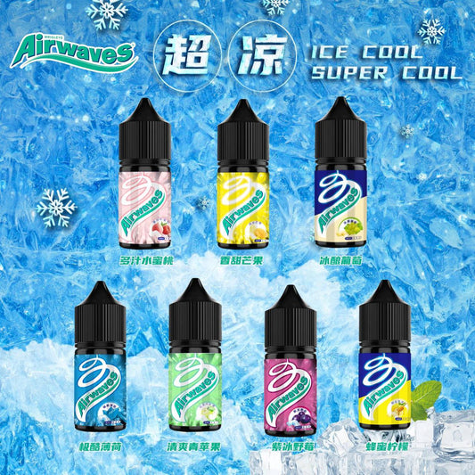 原裝正品 Airwaves 口香糖 30ml 30鹽 煙油 小煙油 - VC蒸氣