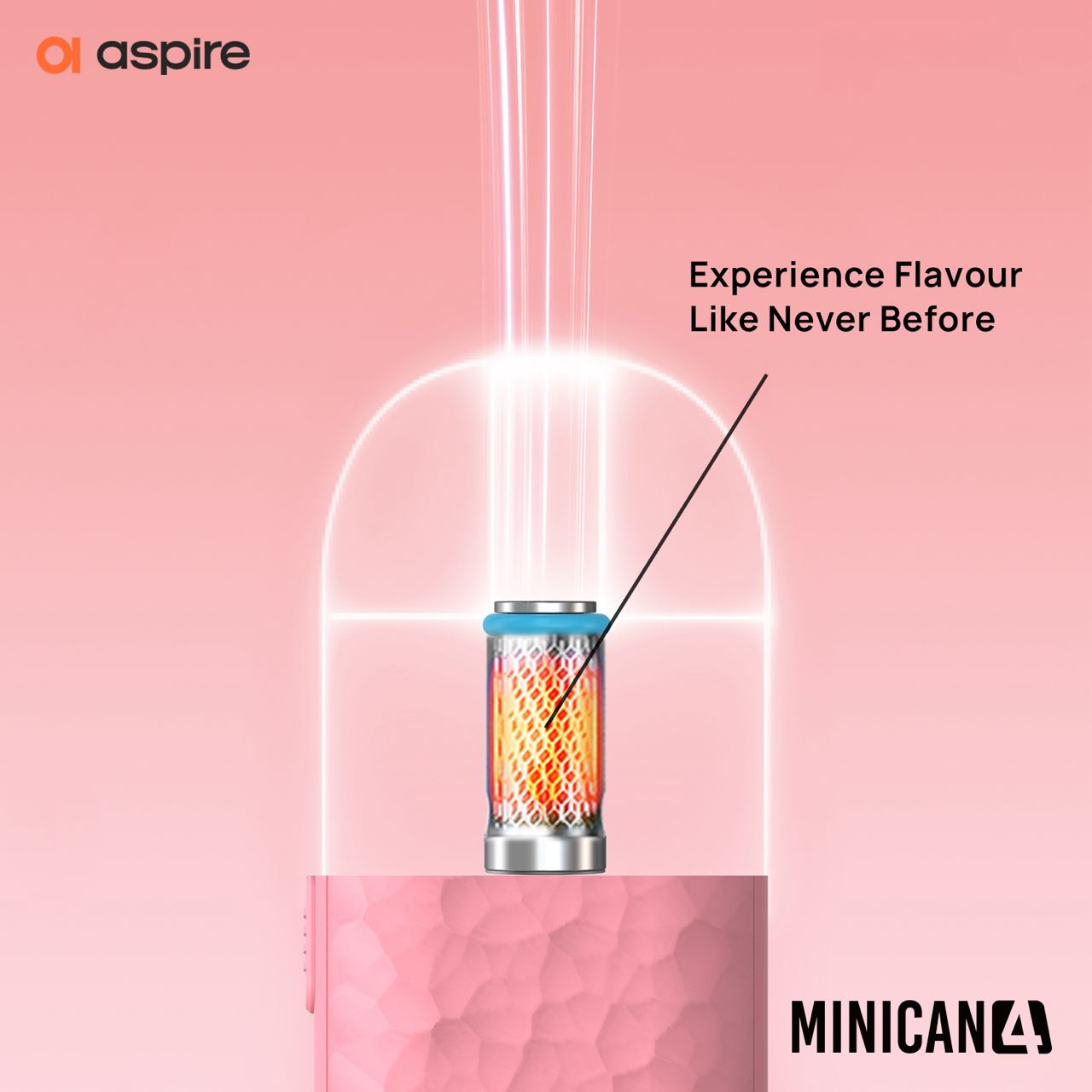 原廠正品 Aspire Minican 4 迷你罐4代 3檔可調 小煙 電子煙 VC蒸氣