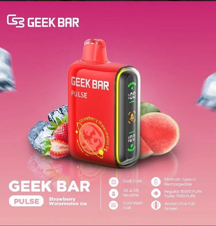 原廠正品 美國大牌 Geek Bar Pulse Vape  15000 口 現貨 一次性 拋棄式 小煙 VC蒸氣