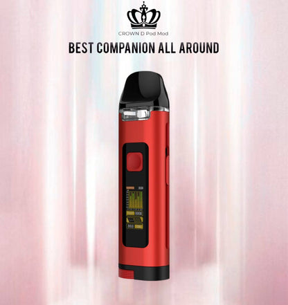 原廠正品 Uwell Crown D Pod Mod 35w 王冠 大小煙 主機套裝 現貨 當天出 VC蒸氣