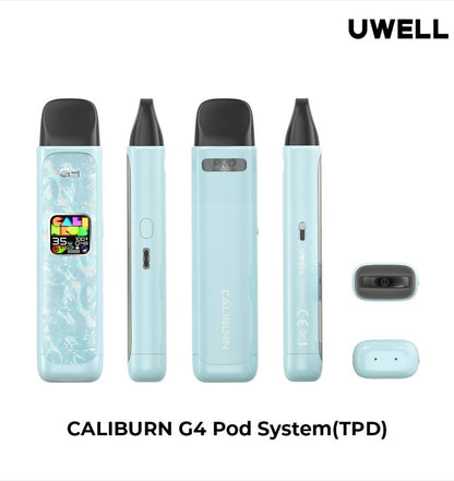 原廠正品 現貨 咖哩棒 Uwell  Caliburn G4  小煙 電子煙 （五月新品）當天出貨 VC蒸氣