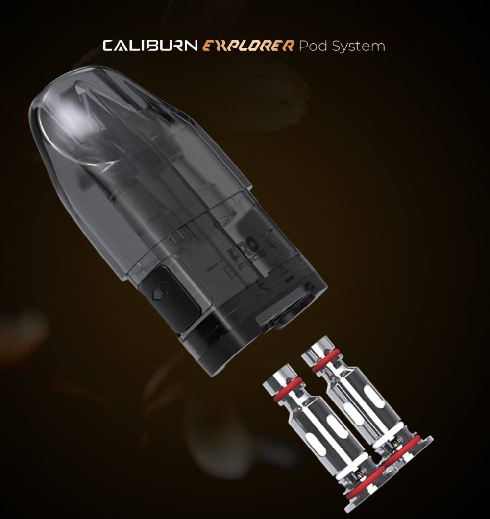 原廠正品 UWELL 探險家 探索者 Caliburn Explorer 雙線圈咖哩棒 VC蒸氣