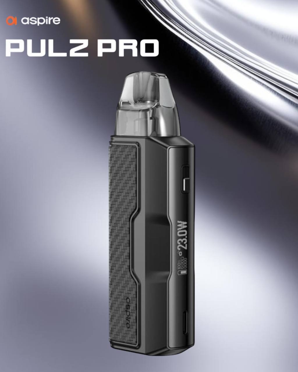 原廠正品 Aspire Pulz Pro  電子煙  小煙 注油式 大容量1400mAh Minican 5代 VC蒸氣