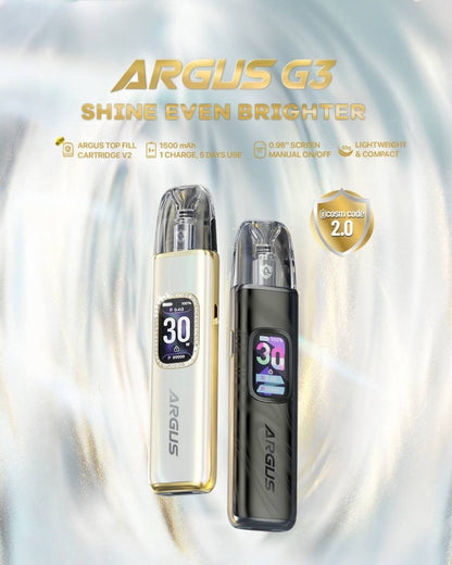 原廠正品 VOOPOO ARGUS G3 阿格斯 g3 1500mAh  大容量 電子煙 小煙 VC蒸氣