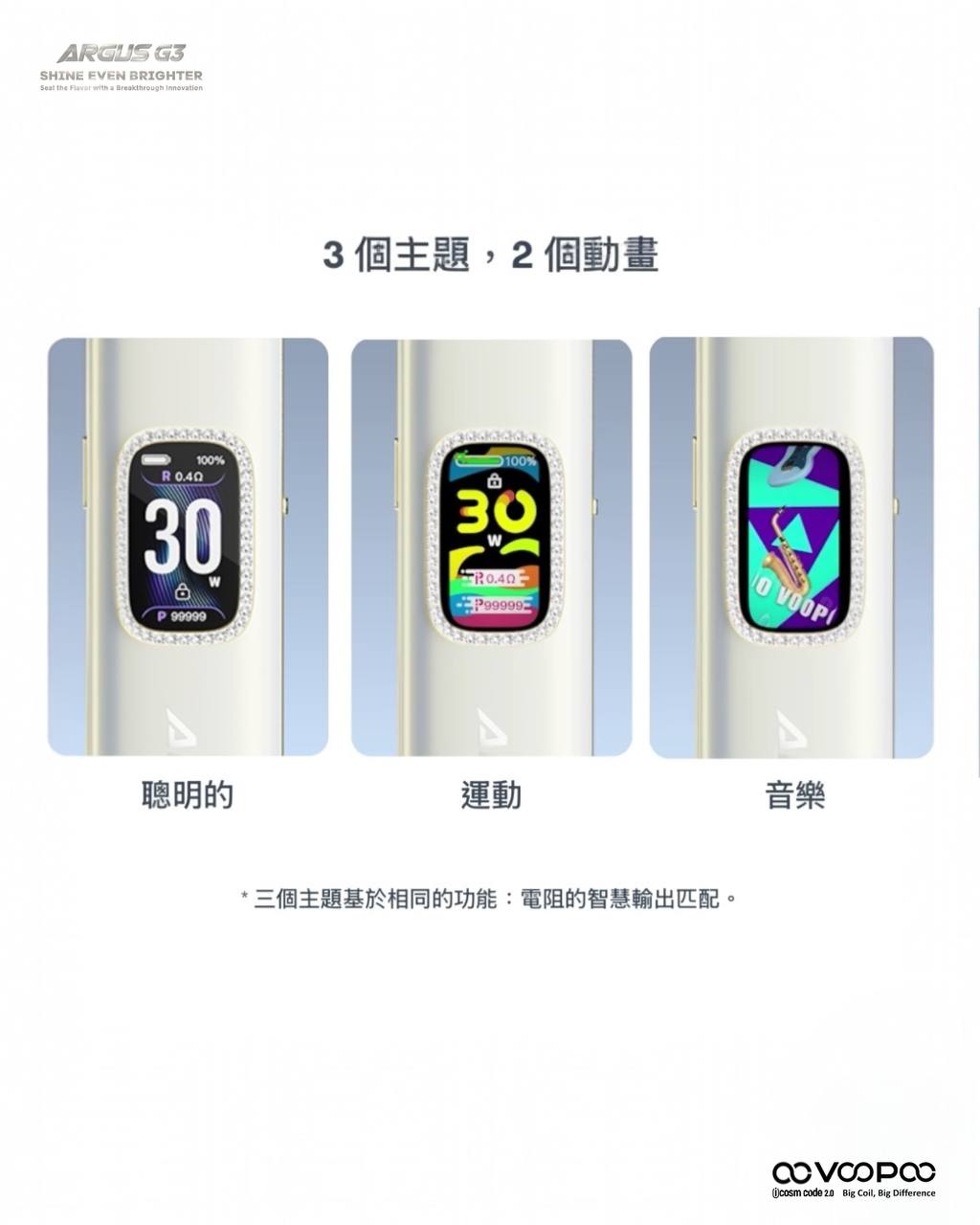 原廠正品 VOOPOO ARGUS G3 阿格斯 g3 1500mAh  大容量 電子煙 小煙 VC蒸氣