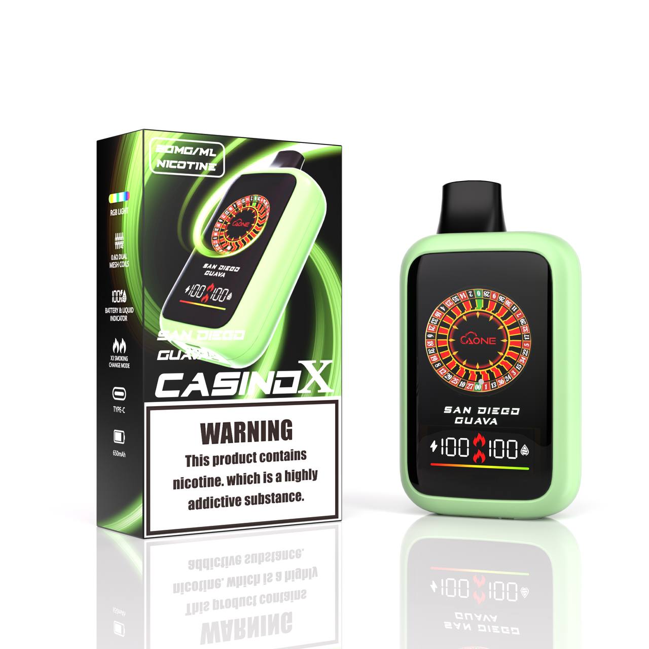 原廠正品 AONE VAPE CASINO 賭場 一次性 16000口 大容量 電子煙  小煙 拋棄式 俄羅斯輪盤 老闆推薦 - VC蒸氣