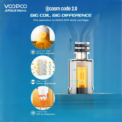 原廠正品 VOOPOO ARGUS Matrix 曲面屏 未來主義設計 電子煙 小菸 阿格斯 - VC蒸氣