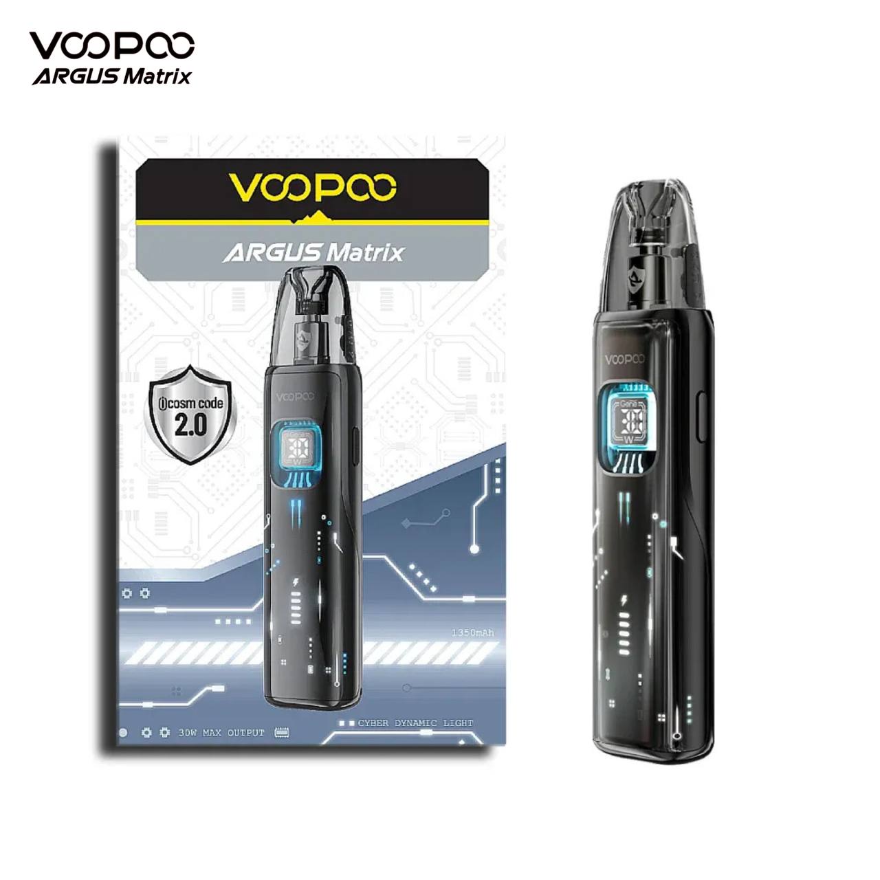 原廠正品 VOOPOO ARGUS Matrix 曲面屏 未來主義設計 電子煙 小菸 阿格斯 - VC蒸氣
